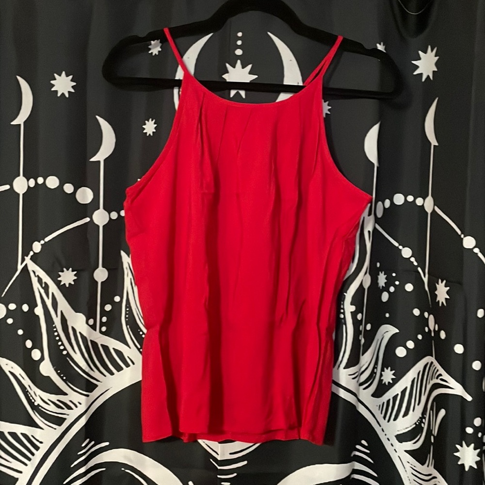 Red tank blouse - NEW